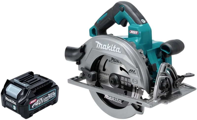 HS 003 GD1 accu-handcirkelzaag 40 V max. 190 mm borstelloos + 1x accu 2,5 Ah - zonder oplader van Makita – productafbeelding