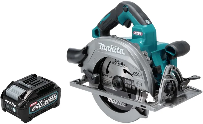HS 003 GM1 accu-handcirkelzaag 40 V max. 190 mm borstelloos + 1x accu 4,0 Ah - zonder oplader de Makita – image du produit
