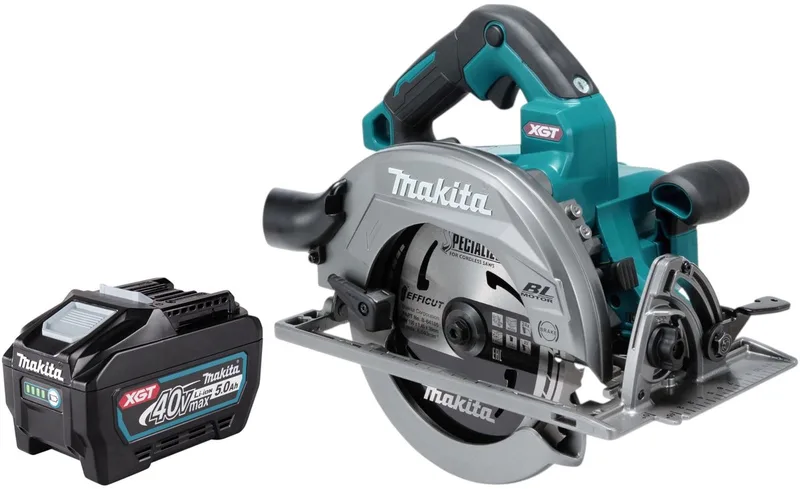 HS 003 GT1 accu-handcirkelzaag 40 V max. 190 mm borstelloos + 1x accu 5,0 Ah - zonder oplader de Makita – image du produit