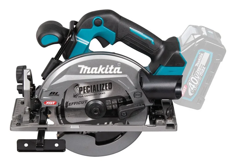 HS012GZ Accu Cirkelzaag 165mm AWS XGT 40V Max Basic Body van Makita – productafbeelding 4 van 5