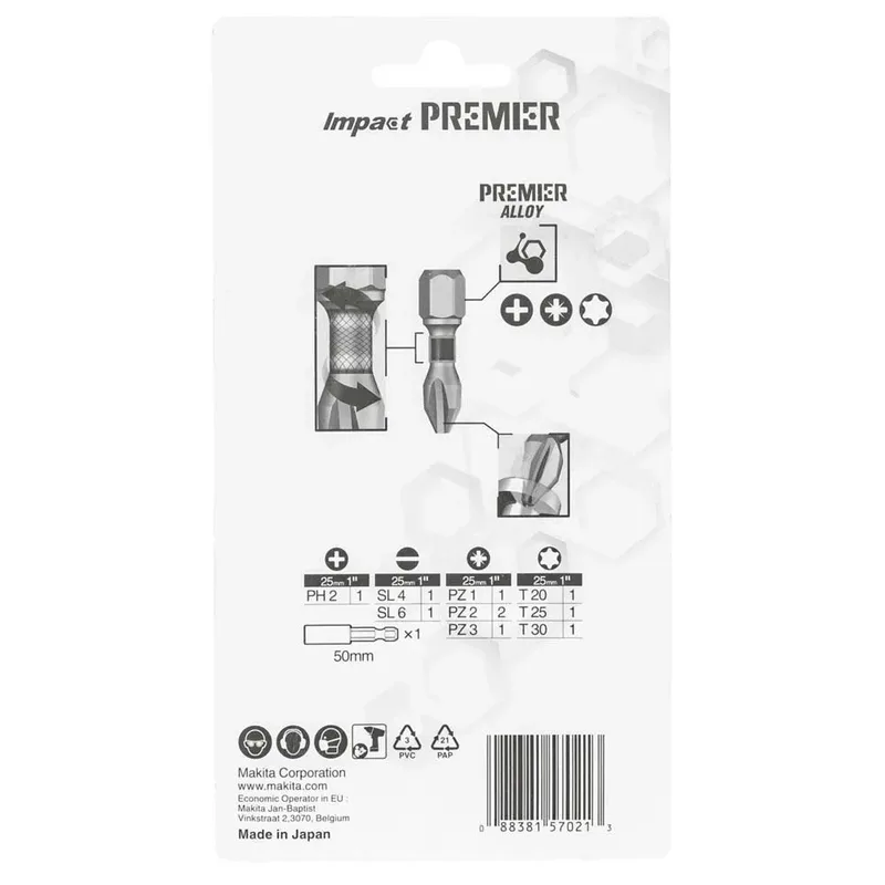 Jeu D´embouts De Tournevis E-03573 de Makita – image du produit 3 sur 3