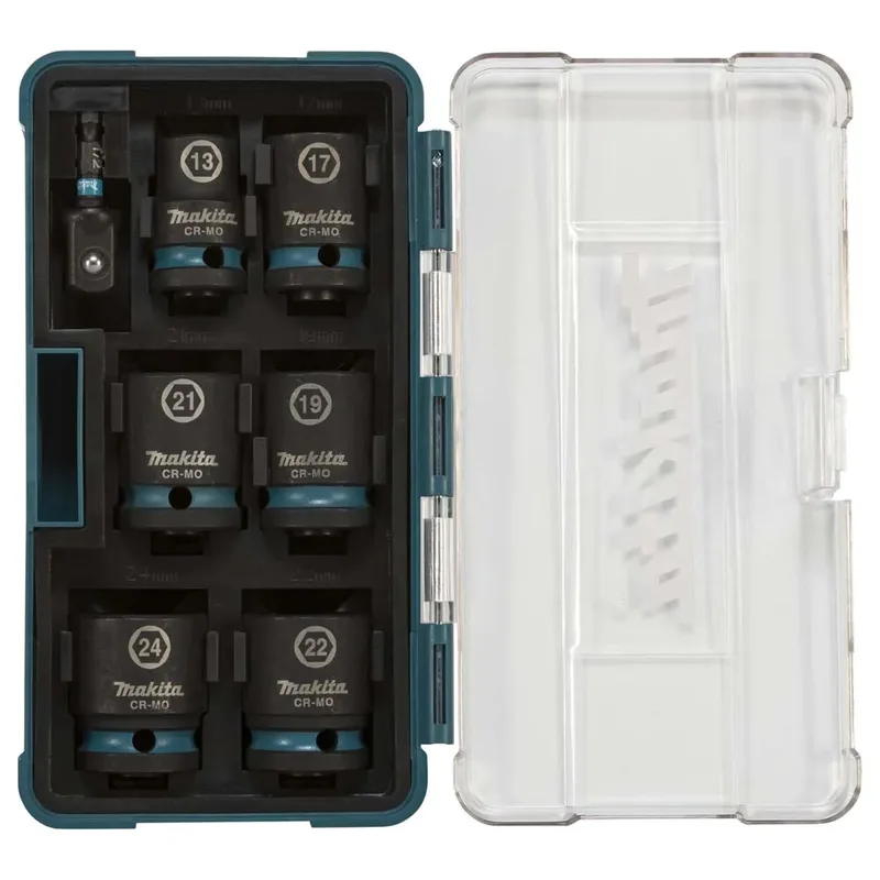 Impact socket set 7 pieces. 1/2" E-16592 von Makita – Produktbild