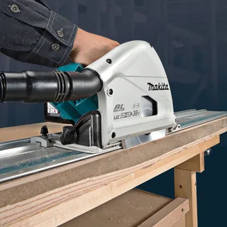 Invalcirkelzaag Dsp600zj 2x18v 165 Mm - Losse Body (geleverd zonder accu en lader) van Makita – productafbeelding 2 van 3