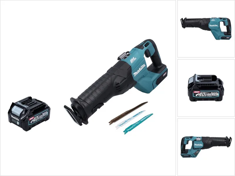 JR 001 GD1 Accu Reciprozaag 40 V max. borstelloze reciprozaag XGT + 1x accu 2,5 Ah - zonder oplader, zonder koffer by Makita – product image