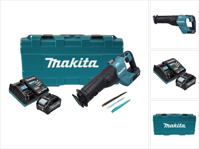 JR 001 GM101 Accu Reciprozaag 40 V max. borstelloze reciprozaag XGT + 1x accu 4.0 Ah + lader + koffer von Makita – Produktbild