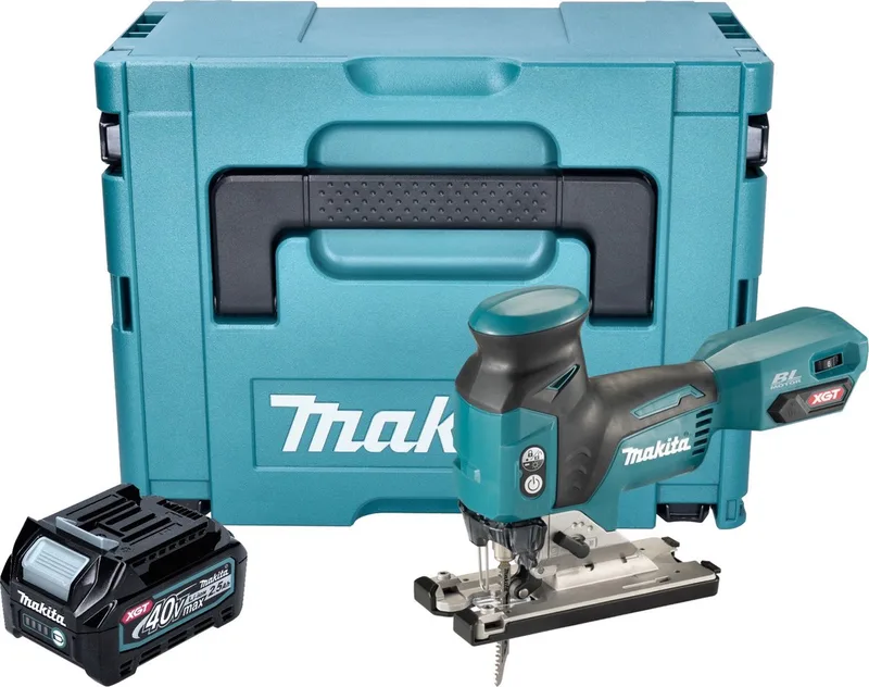 JV 001 GD101 Accu decoupeerzaag 40 V max. 135 mm borstelloos + 1x oplaadbare accu 2,5 Ah + Makpac - zonder oplader by Makita – product image