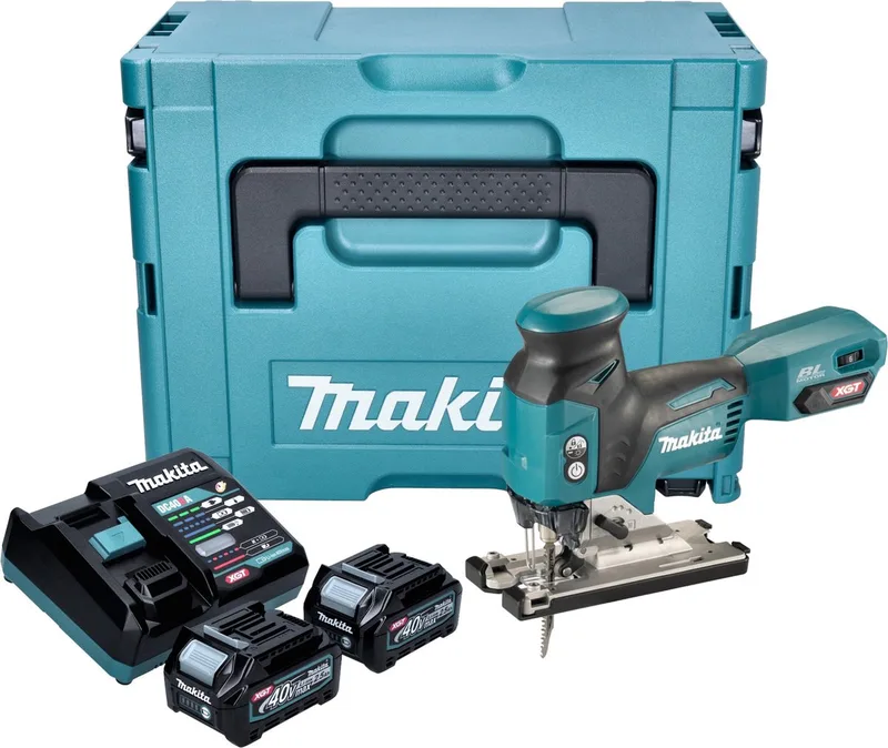 JV 001 GD201 Accu-decoupeerzaag 40 V max. 135 mm borstelloos + 2x accu 2,5 Ah + lader + Makpac von Makita – Produktbild
