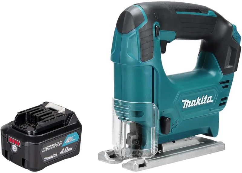 JV 101 DM1 accu-decoupeerzaag 12 V max. 65 mm + 1x accu 4,0 Ah - zonder oplader fra Makita – produktbillede