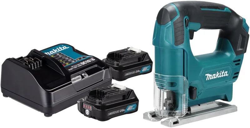 JV 101 DSA accudecoupeerzaag 12 V max. 65 mm + 2x accu 2.0 Ah + lader de Makita – image du produit