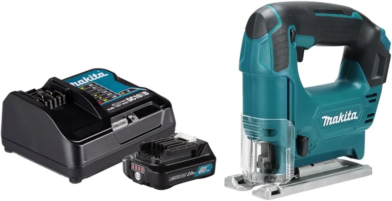 JV 101 DSA1 accu decoupeerzaag 12 V max. 65 mm + 1x oplaadbare accu 2.0 Ah + lader de Makita – image du produit