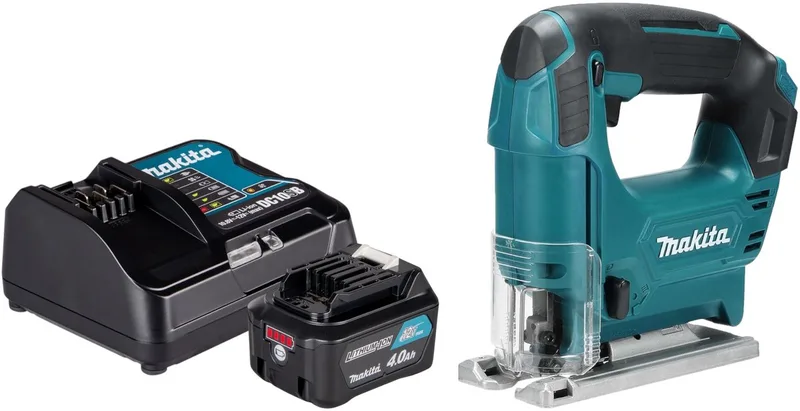 JV 101 DSM1 accu-decoupeerzaag 12 V max. 65 mm + 1x accu 4,0 Ah + oplader de Makita – image du produit
