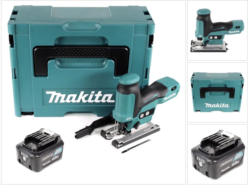 JV 102 DM1J accu-pendelzaag 10,8 V in Makpac + 1x 4,0 Ah accu - zonder oplader de Makita – image du produit