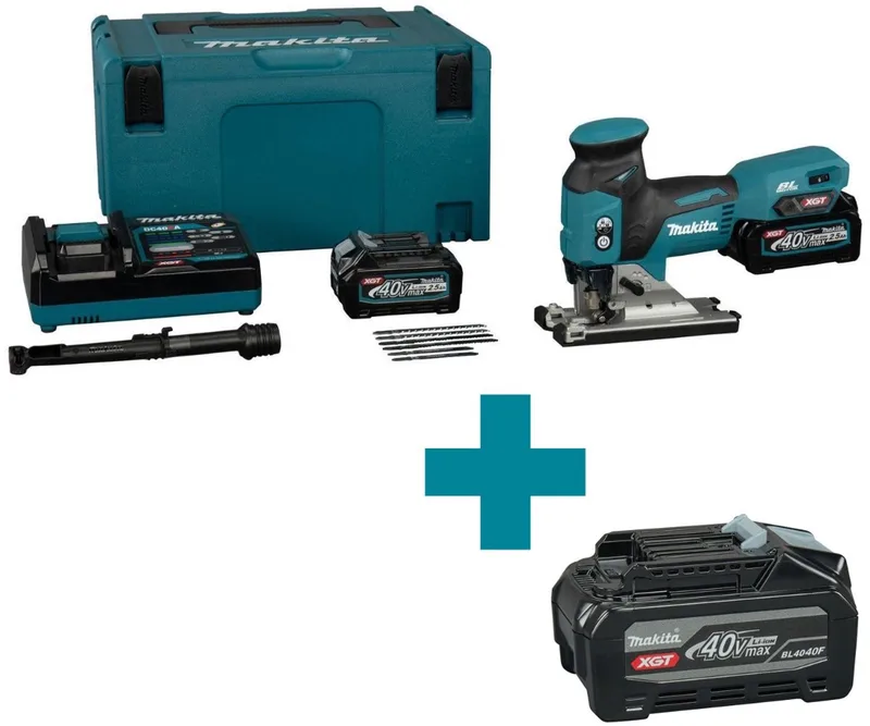 JV001GD201 Accu Decoupeerzaag T-Greep XGT 40V Max 2.5 Ah in Mbox de Makita – image du produit