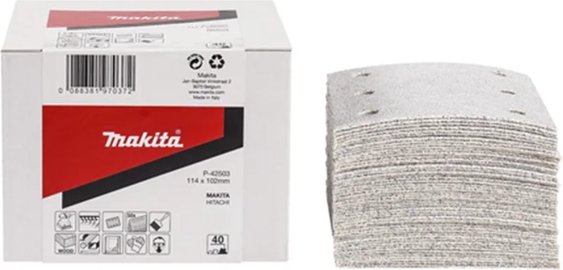 K100 114x102 Schuurvel wh - P-42531 by Makita – product image
