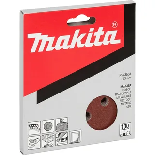 K100 125mm Schuurschijf red v. (10 stuks) - P-43561 van Makita – productafbeelding 2 van 2