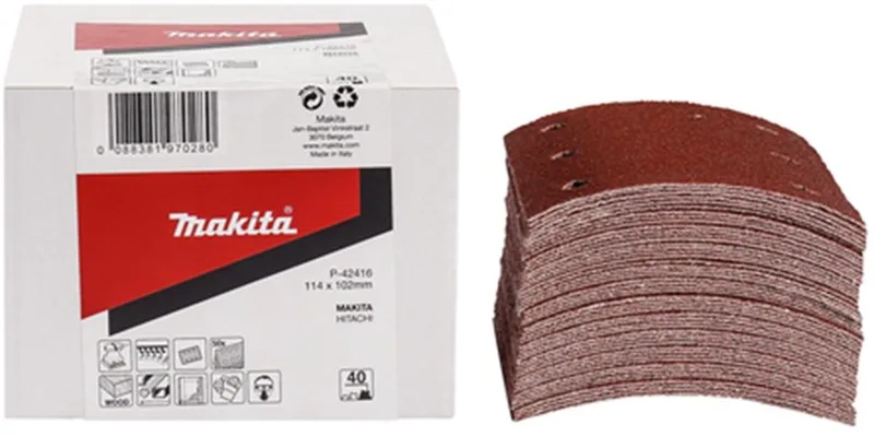 K150 114x102 Schuurvel red - P-42466 by Makita – product image