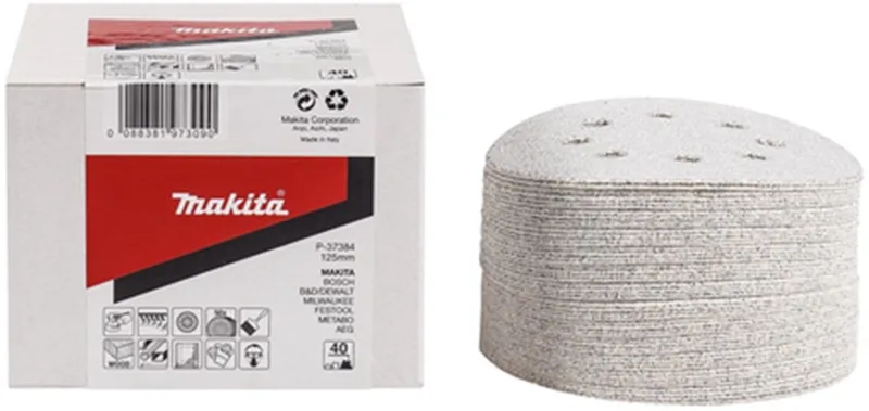 K320 125mm Schuurschijf White Velcro - P-37459 de Makita – image du produit