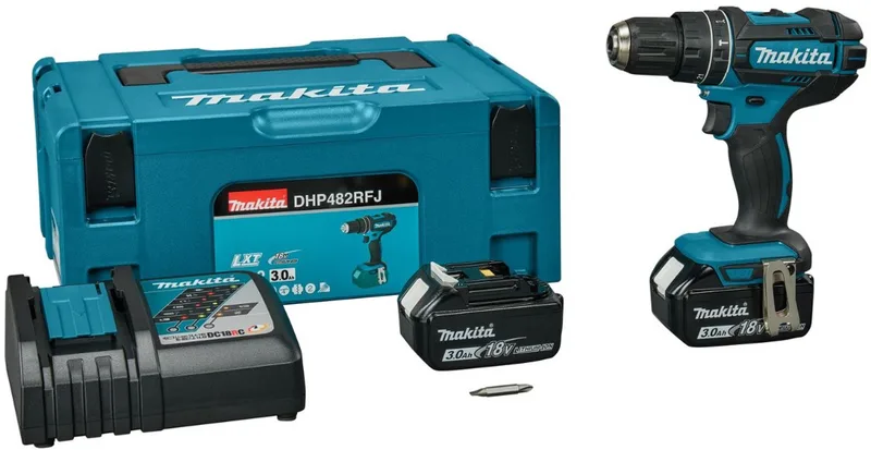 Klopboor-/Schroefmachine Makita 18 V Dhp482rfj by Makita – product image