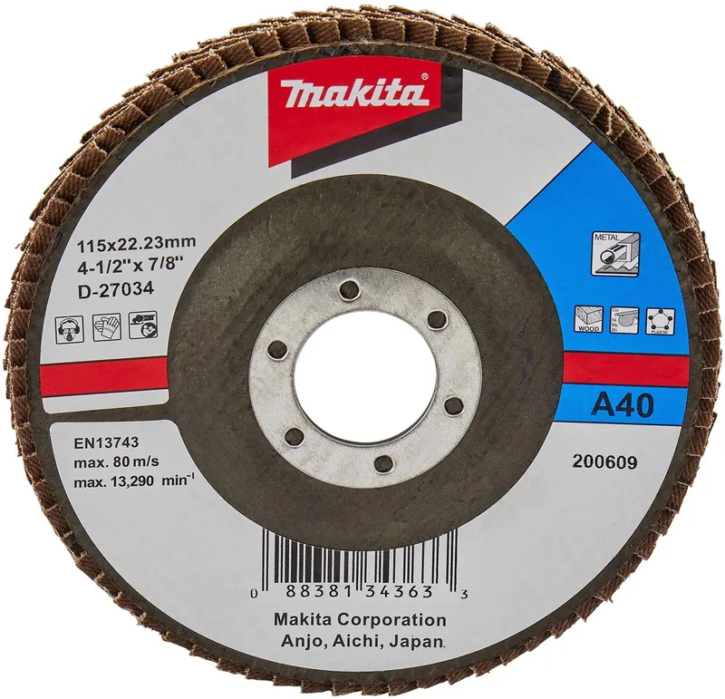 Lamellenschijf 115 mm A40 - D-27034 by Makita – product image