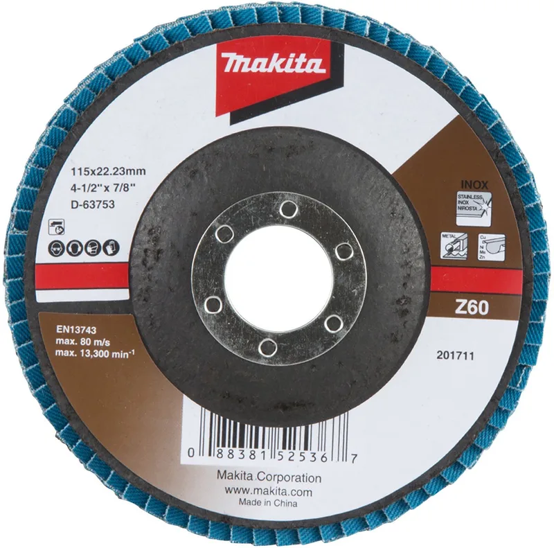 Lamellenschijf 115 mm Z60 - D-63753 by Makita – product image