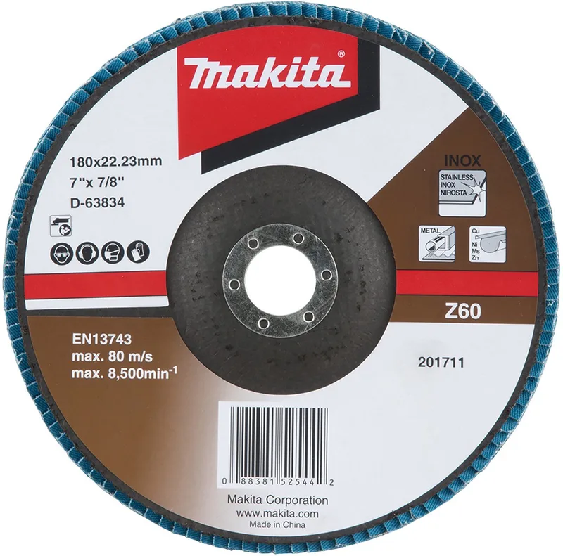 Lamellenschijf 180 mm Z60 - D-63834 by Makita – product image