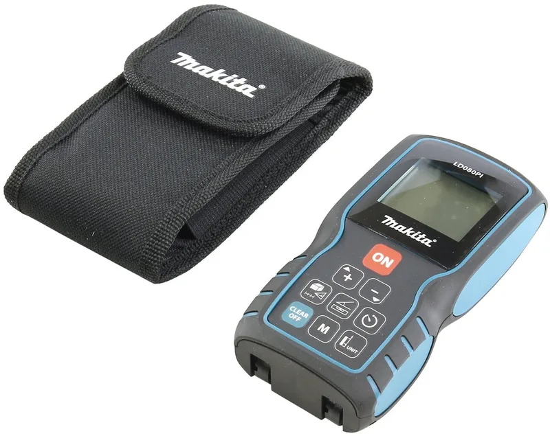 LD080PI Afstandsmeter in tas - 80m van Makita – productafbeelding