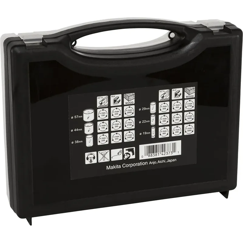 Lochsäge D-47117, 9-tlg. von Makita, Blau – Produktbild 3 von 4