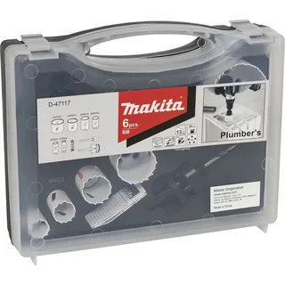 Lochsäge D-47117, 9-tlg. von Makita, Blau – Produktbild 2 von 4