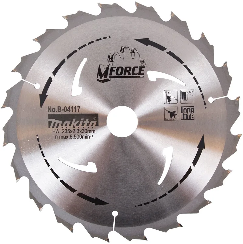 M-FORCE Zaagblad 235x20T - B-04117 by Makita – product image