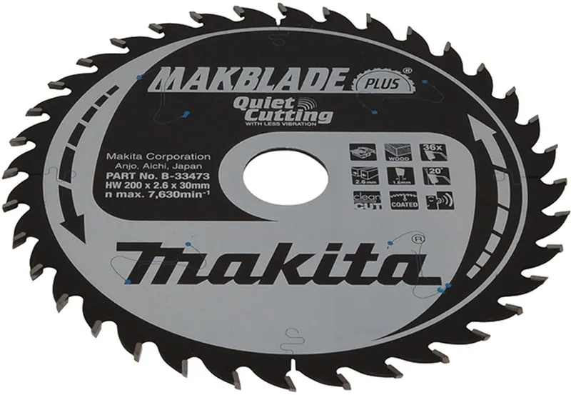 MAKBLADE+ zaagblad 200x30x36Z - B-33473 by Makita – product image