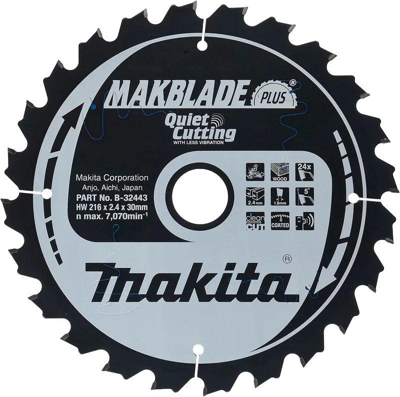 MAKBLADE+ zaagblad 216x30x24Z - B-32443 by Makita – product image