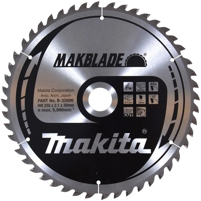 MAKBLADE Zaagblad 255x30x48T - B-32699 von Makita – Produktbild