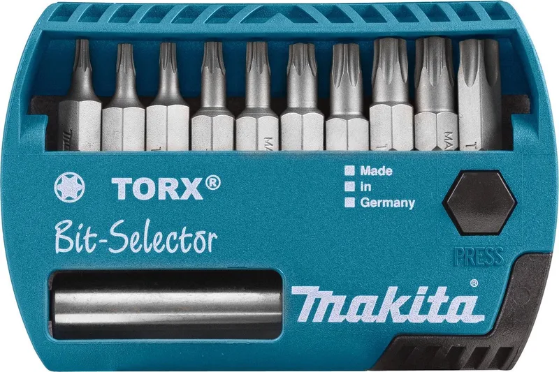 Makita 11-delig Schroefbitset torx - P-53768 van Makita – productafbeelding