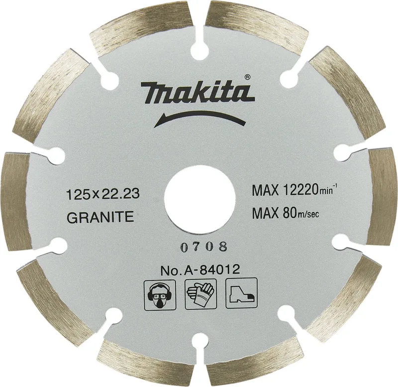 Makita 125 x 22,23 x 2,0 mm 20 mm Diamantschijf | + reduceerring - A-84012 von Makita – Produktbild
