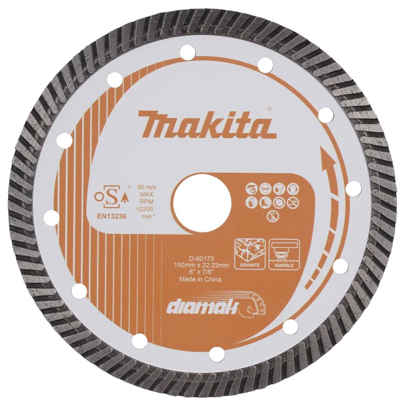 Makita 150mm Diamantschijf turboband - D-80173 de Makita – image du produit