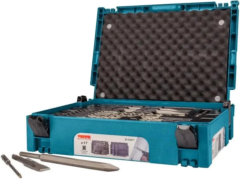 Makita 17-delig SDS-PLUS Boor/beitelset in Mbox - B-53877 by Makita – product image