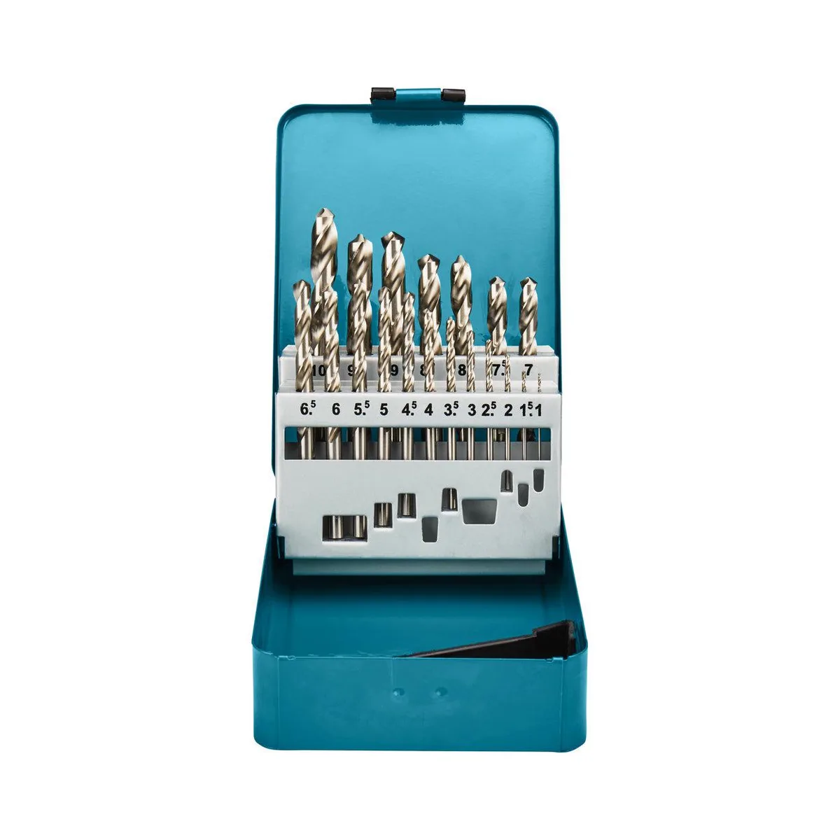 Makita 19-delig 1-10mm Metaalborenset HSS-G in Cassette - D-54025 fra Makita – produktbillede