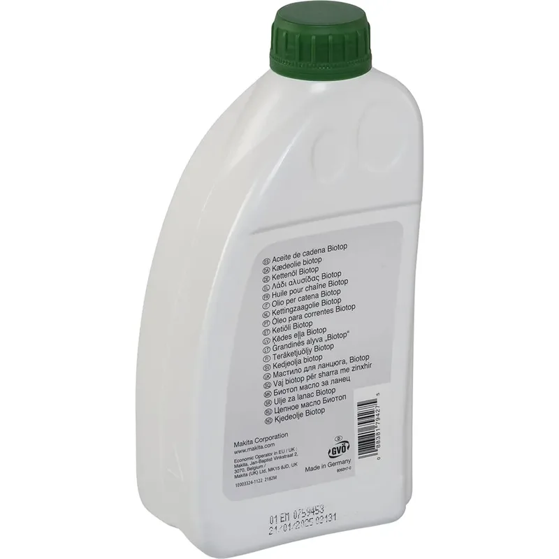 Makita 1910U0-9 Biotop Chainsaw Oil 1l von Makita – Produktbild 2 von 2