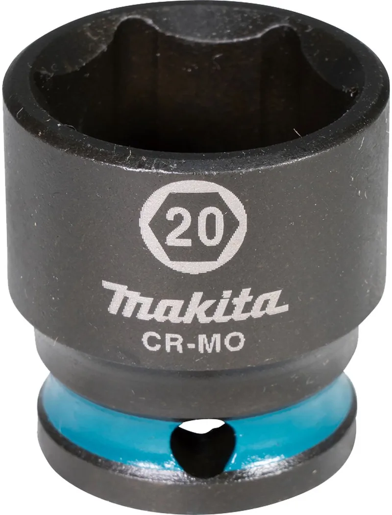 Makita 20 x 30 mm 3/8 Impact Black Krachtdop - E-16019 by Makita – product image 1 of 2