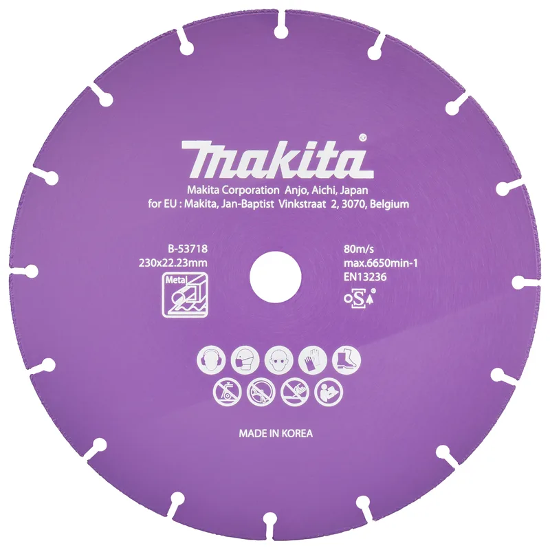 Makita 230 x 22,23 x 1,3 mm Doorslijpschijf - B-53718 von Makita – Produktbild
