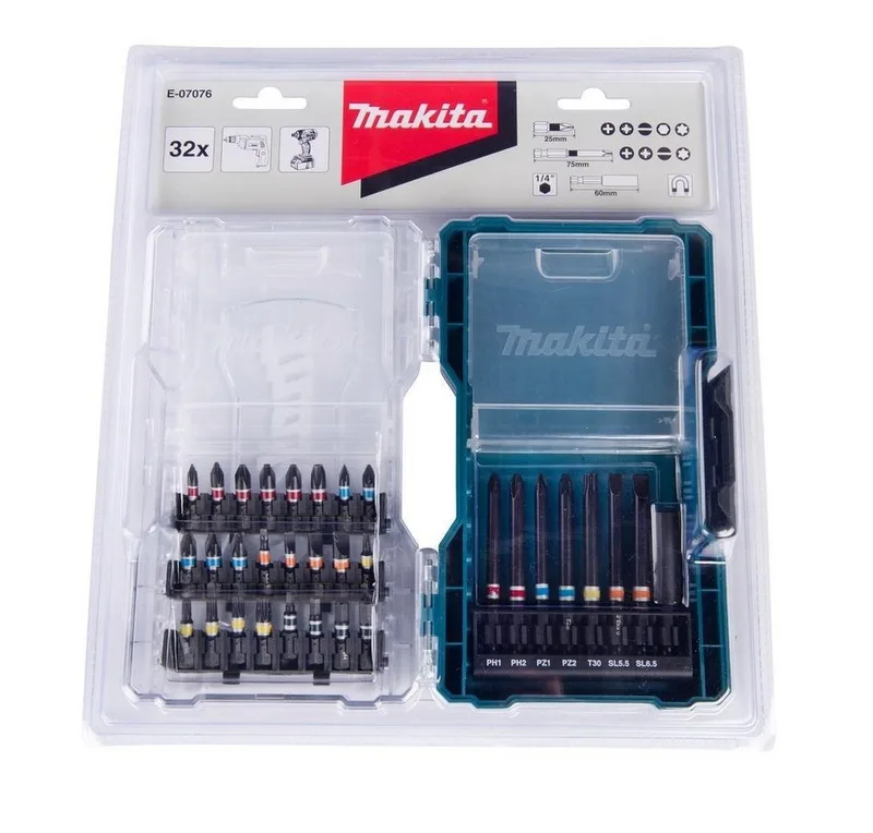 Makita 32-delig Schroefbitset - E-07076 van Makita – productafbeelding 2 van 5
