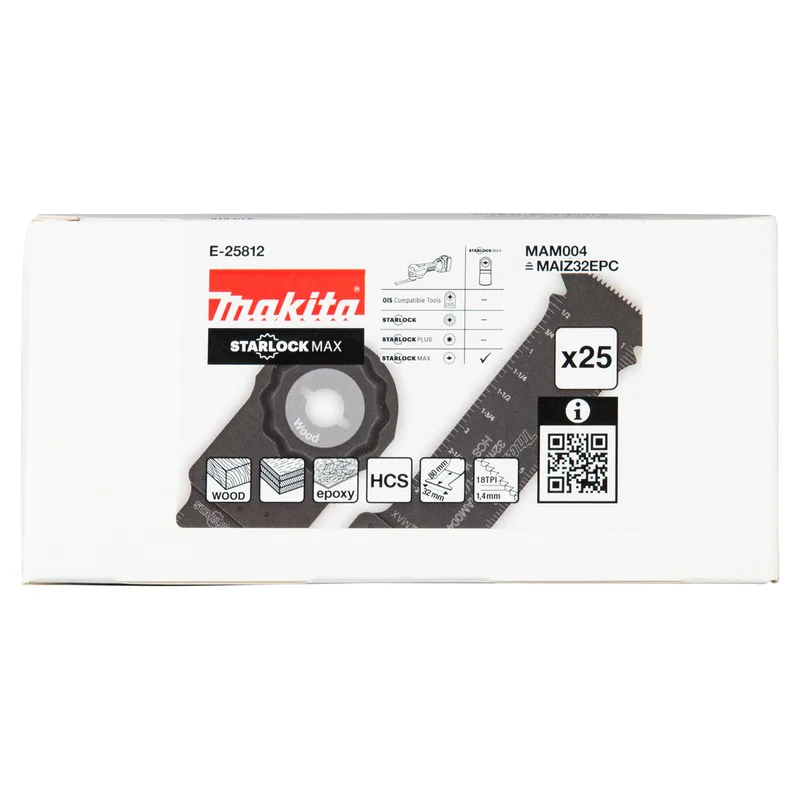 Makita 32x80mm Invalzaagblad hout 25 stuks - MAM004 - E-25812 by Makita – product image