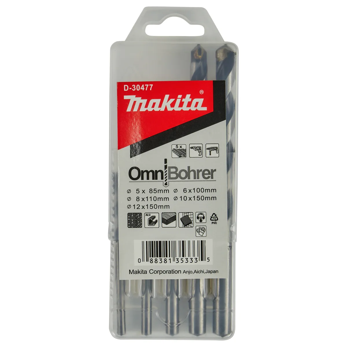 Makita 5-delig Multiboorset - D-30477 by Makita – product image