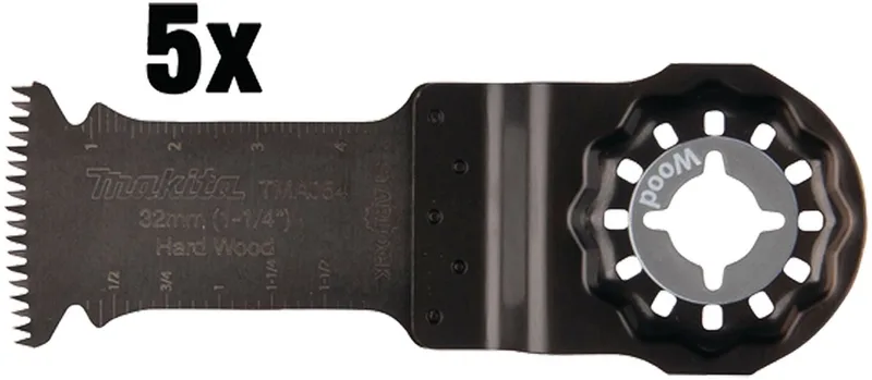 Makita 5x invalzaagblad 32mm TMA054 - B-64886-5 von Makita – Produktbild