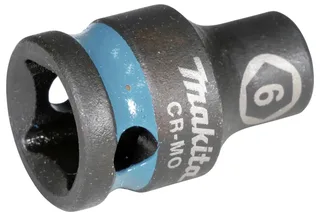 Makita 6 x 28 mm 3/8 Impact Black Krachtdop - E-15877 de Makita – image du produit 2 sur 2