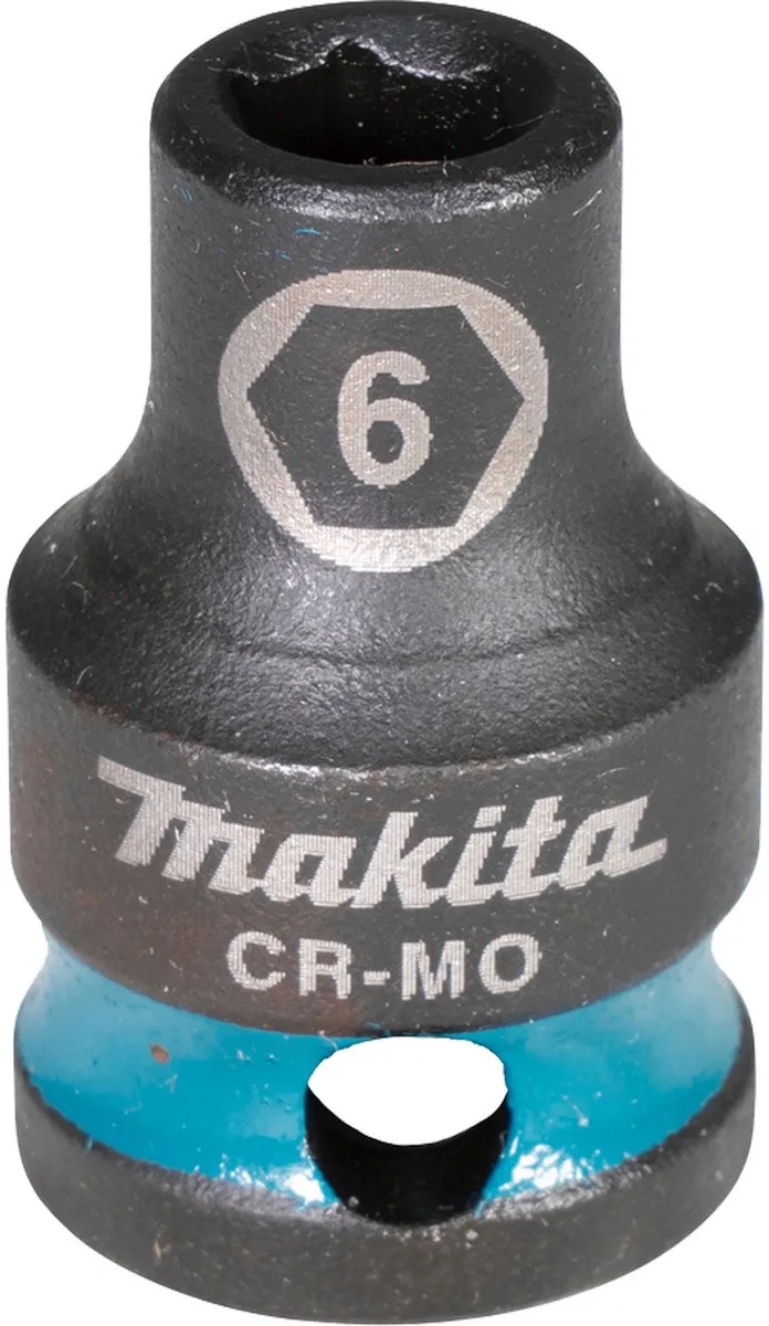 Makita 6 x 28 mm 3/8 Impact Black Krachtdop - E-15877 van Makita – productafbeelding