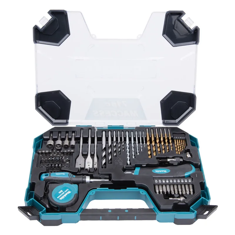 Makita 71-delig Boor- en schroefbitset in koffer - E-22589 by Makita – product image