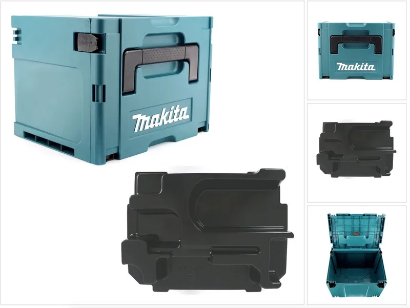 Makpac 4 + dieptrekdeel / inzetstuk voor DHR / BHR 243 von Makita, Schwarz – Produktbild