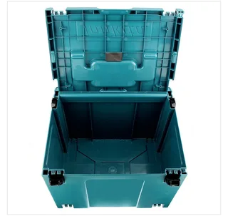 MAKPAC 4 systeemkoffer - zonder inzetstuk de Makita, Turquoise – image du produit 5 sur 5
