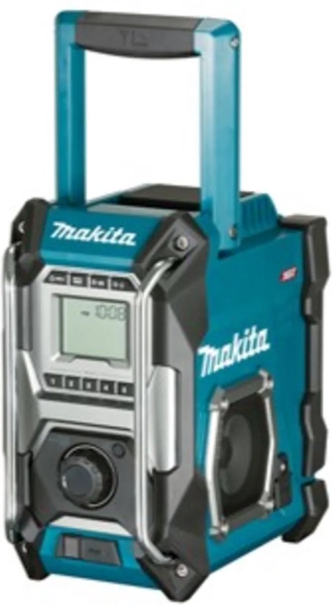 MR001G | Bouwradio | FM/AM | Body | Zonder accu's en lader van Makita, Blauw – productafbeelding